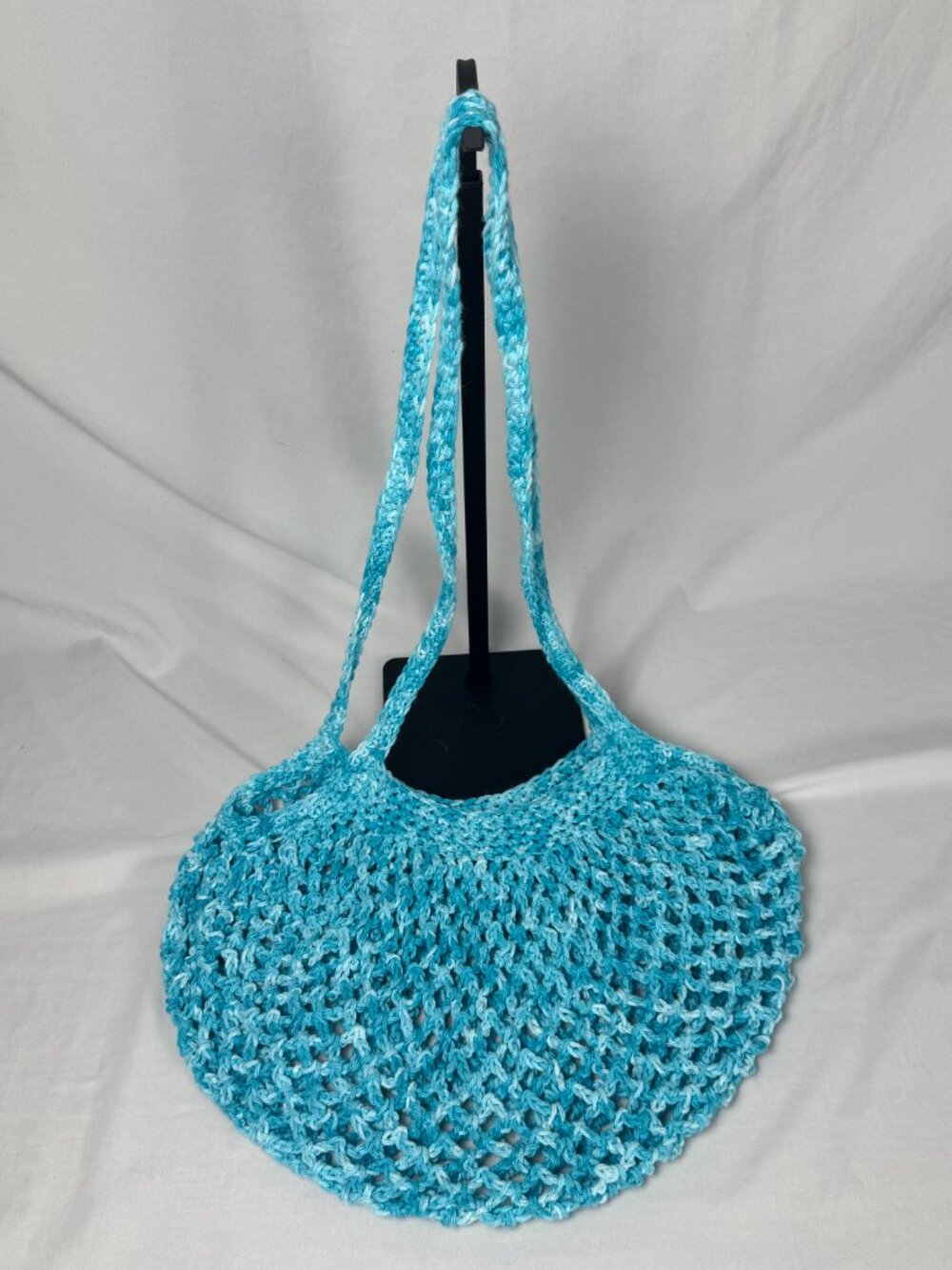 Handmade Crochet Beach Tote | Seaside Memories | Large Stretch Market Bag